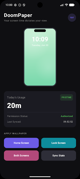 DoomPaper settings preview